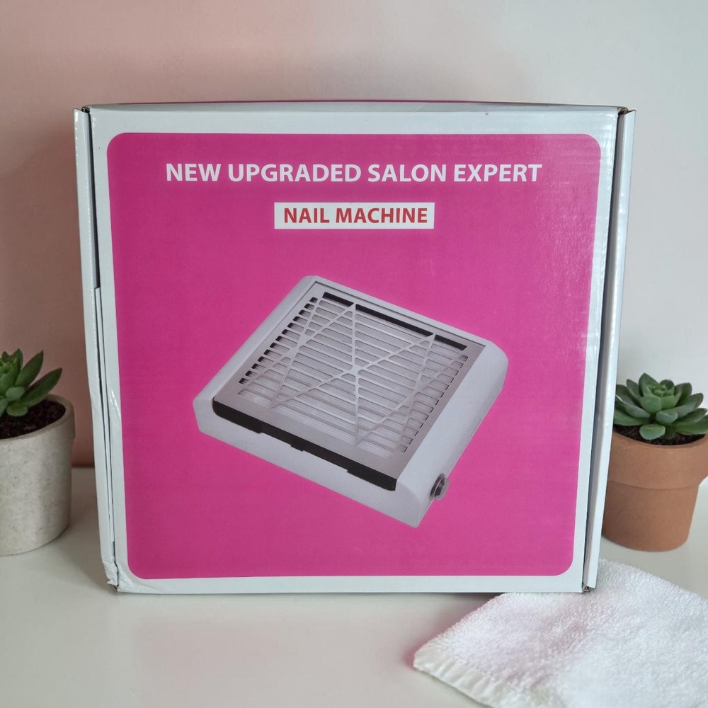 Powerful Nail Dust Collector Nail Salon Expert Machine Air Vacuum Clean New NWB